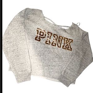 Victoria’s Secret PINK Off-the-shoulder Sweatshirt